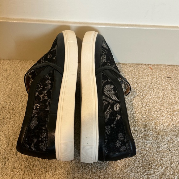 Torrid Women’s Black Lace Slip On Sneaker Size 11W - Picture 6 of 8
